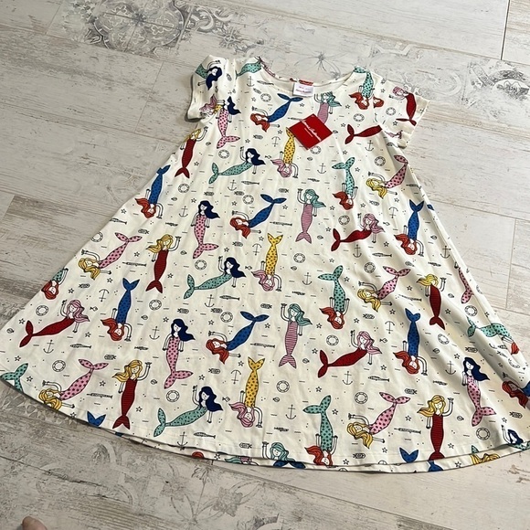 Hanna Anderson Girls Mermaid Dress NWT size 12 150cm - Picture 3 of 7